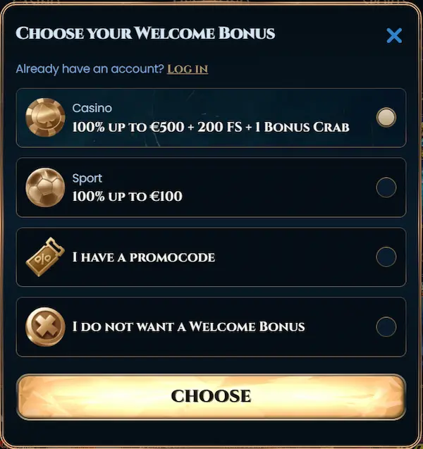 Wonder Luck Login reg